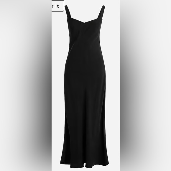 NEW J Crew Gwyneth V-neck slip dress in cupro blend!!! - Picture 3 of 7